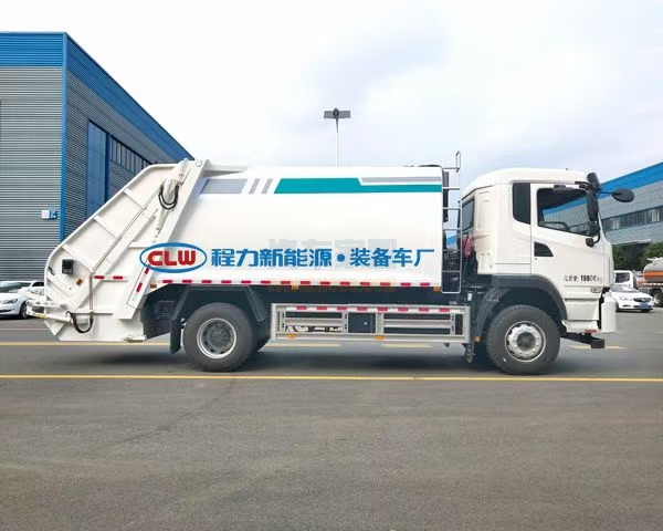 12方纯电动压缩垃圾车厂家报价比亚迪新能源垃圾运输车图片图片