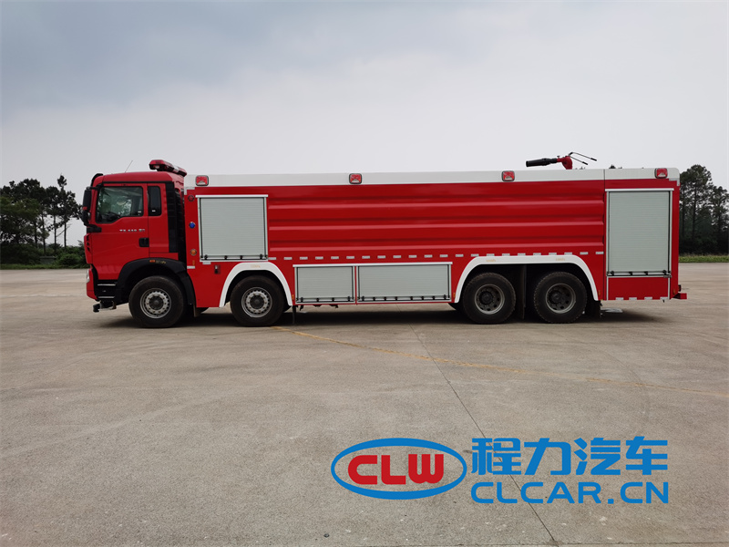 国六豪沃单排（25吨）水罐消防车