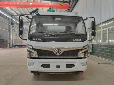煤气罐运输车国六东风福瑞卡5米5厢式运输车新款危险品厢式货车图片