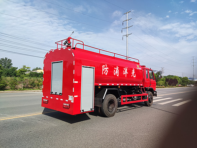 珠海国三12方东风153消防洒水车图片