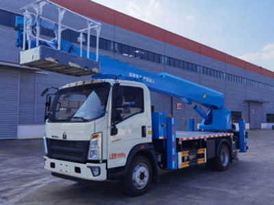 广州国六重汽悍将直臂28米高空作业车
