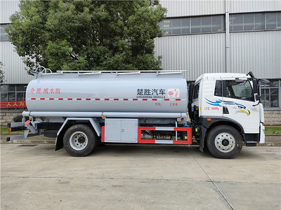国六解放龙V12.7方供液车 核载10吨普通液体罐式运输车