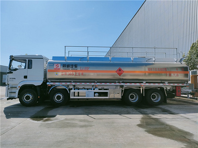 德龙M3000S铝合金运油车 国六核载20吨油罐车包上户