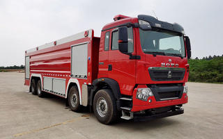 国六豪沃25吨单排消防车图片