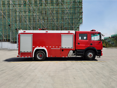国六东风D9 6吨水罐消防车图片