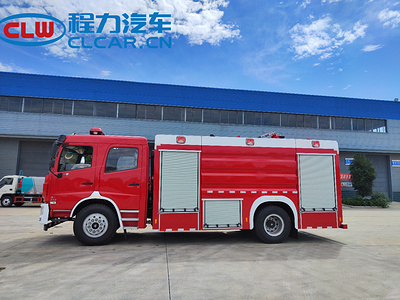 东风华神8吨消防车图片