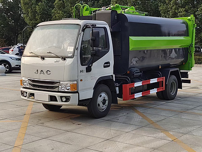 江淮7.5方側裝壓縮垃圾車，廠家直銷包送到家圖片