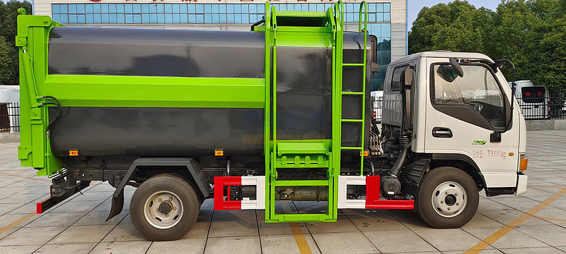 江淮7.5方侧装压缩垃圾车，厂家直销包送到家图片