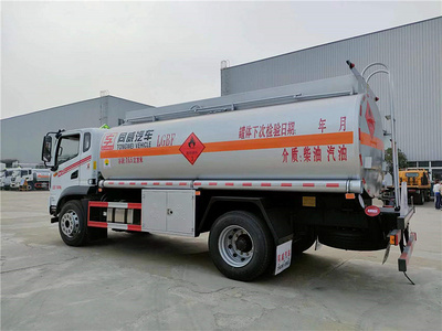 东风华神DV3单桥碳钢15.5方运油车 12吨油罐车厂家直销批发价格