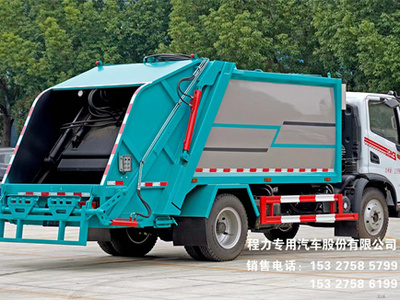 东风华神T3款9方压缩式垃圾车图片