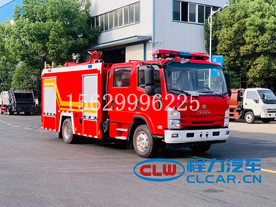 五十铃（700P）3.5吨水罐消防车图片