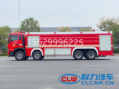 重汽豪沃单排24吨泡沫消防车图片