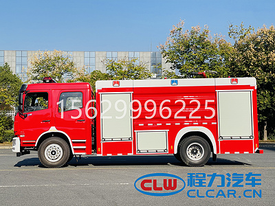 东风华神8吨泡沫消防车图片