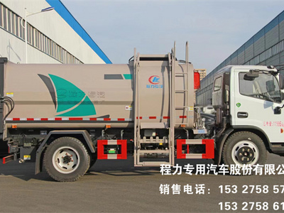 国六东风大福瑞卡8方自装卸式垃圾车图片