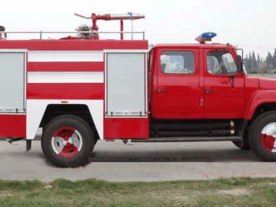 东风140水罐（泡沫）消防车载液3.5吨消防洒水车图片