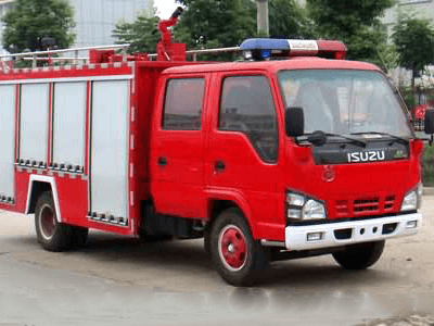 五十铃3吨水罐消防车（国五）水罐消防车图片