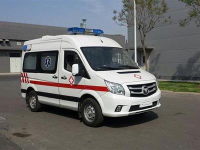 福田救护车福田图雅诺短轴救护车运输型救护车图片