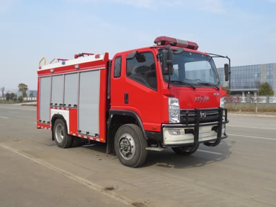 豪沃6方越野消防车新能源电动12吨水罐消防车图片