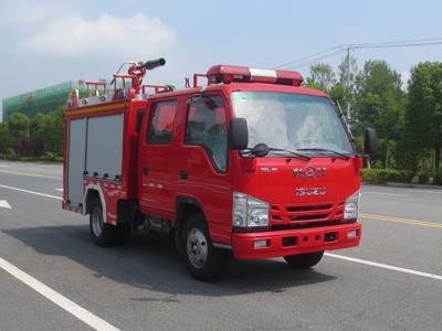 五十铃国六1吨泡沫消防车解放12吨消防洒水车图片