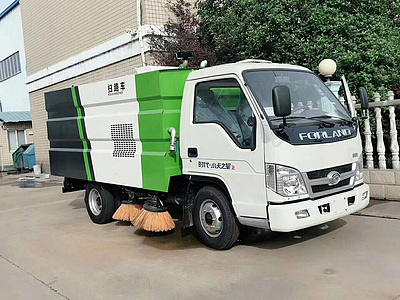 国六福田扫路车压缩垃圾车图片