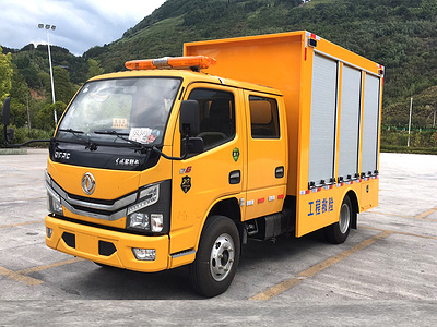 东风多利卡D6 双排 115马力工程救险车 抢险救援车特种车图片