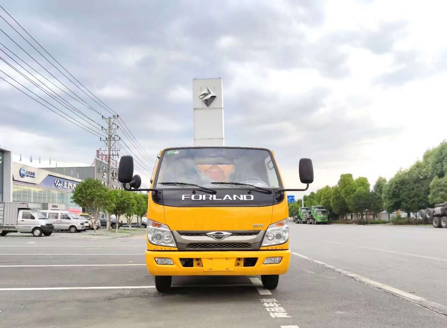 国六福田3方自卸式垃圾车图片