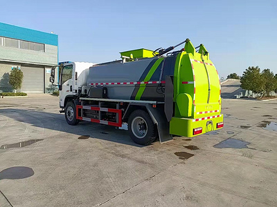 陕汽商用轩德E9新能源12吨纯电动餐厨垃圾车解放4吨垃圾车图片