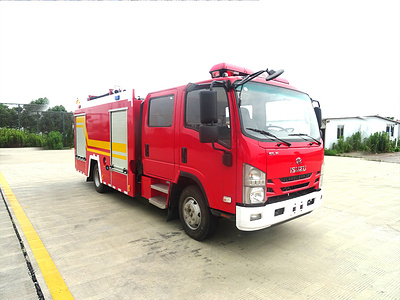 国六700P五十铃3.55吨水罐消防车特种车图片
